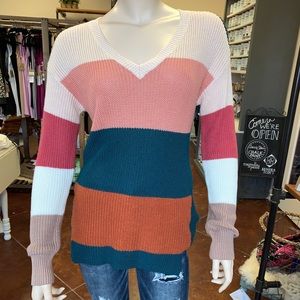 Grace & Lace Color Block Sweater